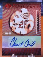2020 Panini Illusions Pioneer Penmanship Chuck Cecil #PP14 Red /75 Cardinals