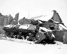 M10 Tank Destroyer Belgium Battle Of Bulge World War II WWII WW2 8x10 Photo 896c