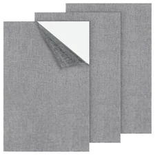 3Pcs Grey Waterproof Canvas Repair Patch, 8×12 Inch Self-Adhesive Canvas Repair