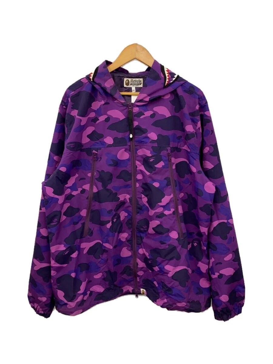 A BATHING APE (BAPE) Giacca A BATHING APE viola XXL usata