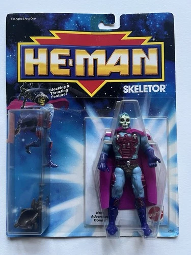 Skeletor Vintage New Adventures Of He-Man Action Figure 1989 Mattel 80s MOTU