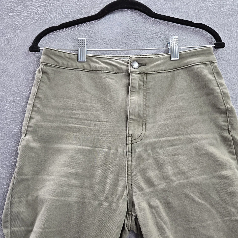 Pantalones de mujer Free People 29 grises recién flotados en dobladillo deshilachado acampanado 32" LEER Foto 4 de 4