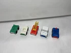 Vintage Fisher-Price Little People Vehicles Lot - Police - Fire Truck More