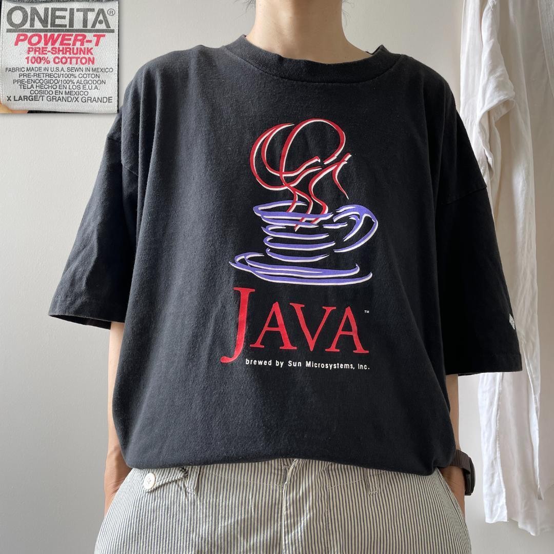 GF743 90s JAVA Logo Programming Language T-shirt … - image 1