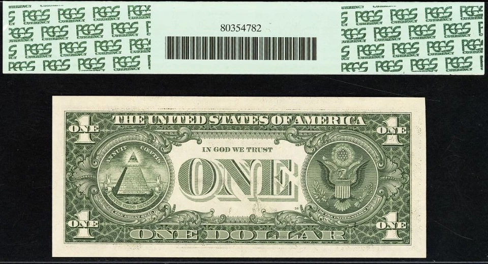 1985 $1 FRN PCG 64PPQ - Fancy Repeater Serial Number 99099909 - Image 3 of 3