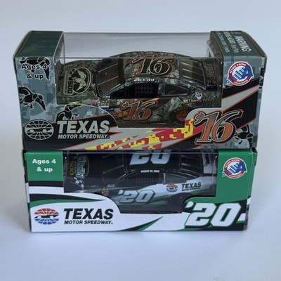Lot x2 1:64 Texas Motor Speedway Program Car Event Promo 2016 & 2020 NIB