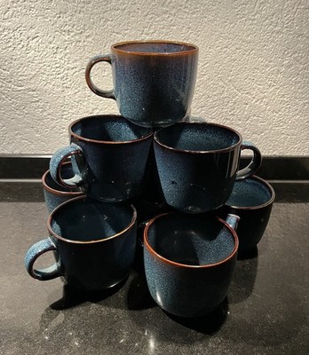 1 x  IKEA GLADELIG BLAU Becher Tasse aus Steinzeug maximal 1 Monat alt NEUWERTIG