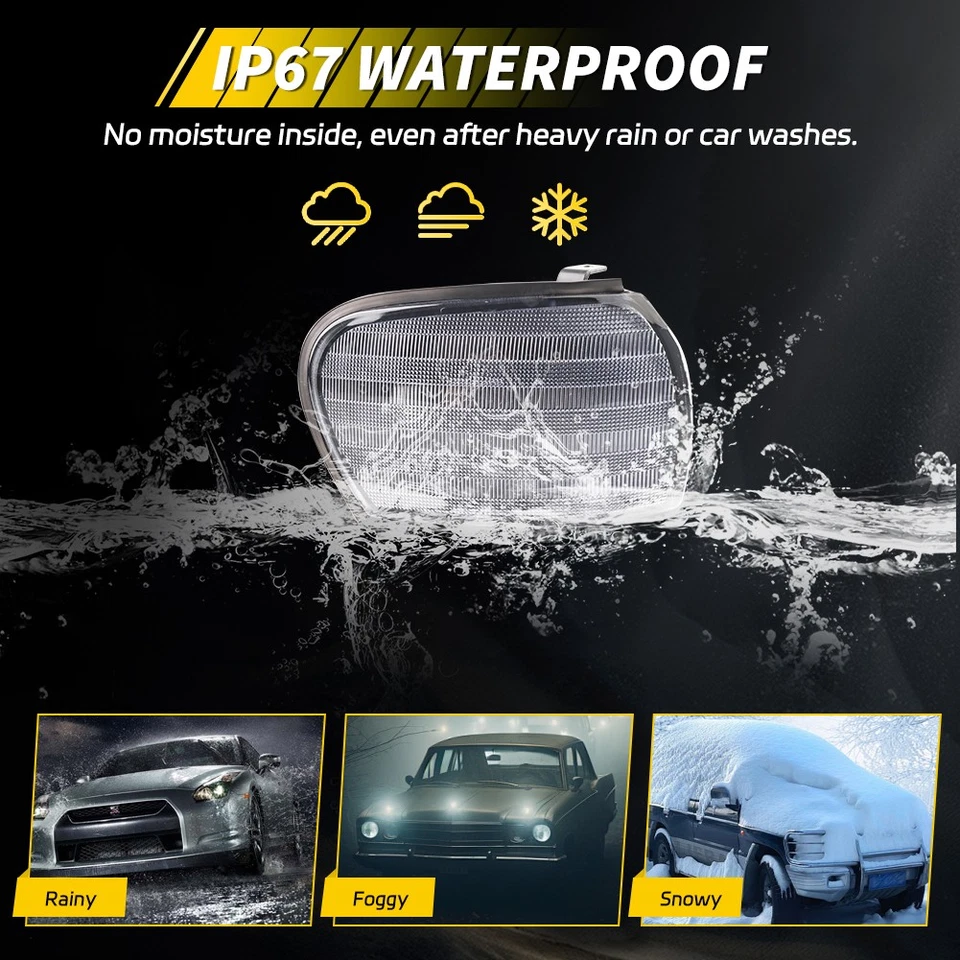 Luces de señal de giro transparentes para Subaru 1995-2001 e Impreza WRX Foto 4 de 4