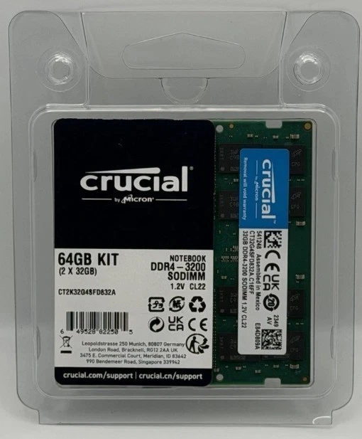 SO-DIMM 32 GB DDR4 SDRAM Memory (RAM) for sale | eBay