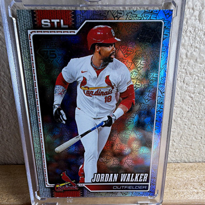 Jordan Walker HOLO FOIL NUMBERED 30/75 - 2026 Topps Series 2