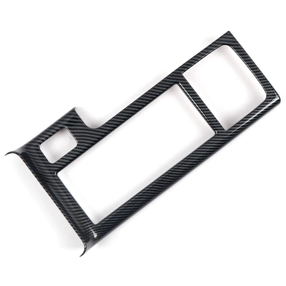 Cubierta de panel de posición de engranaje de fibra de carbono ABS para Subaru WRX STI 2014-2019 Foto 2 de 4