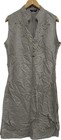Womens Ouhuan Beige Midi Dress Size S Pit 17.5" Length 29.5"