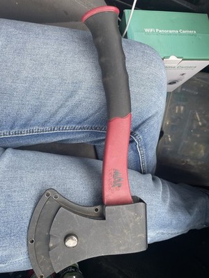 MAC Tools Hatchet Red Black Rubber Plastic Handle Blade Guard Non-Slip Grip