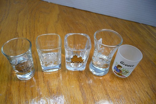 Shot Glasses Ireland (2), Whales, London & Greece Unused Souvenirs - Picture 2 of 11