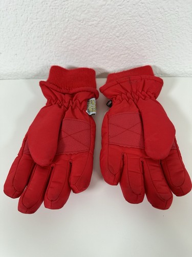 Kids Red Tweety & Sylvester Winter Gloves - Water Proof Snow Ski Cold Cartoon - Picture 2 of 5