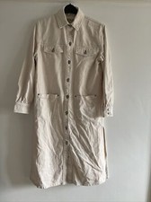 Free People Anna Lou Denim Duster Coat Xs Brand New