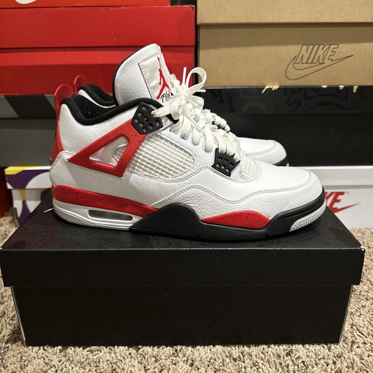 シューズ(女性用) Nike Air Jordan 4 Retro \"Red Cement\" Buy Air Jordan 4 Retro 'Red Cement' - DH6927 161 | GOAT