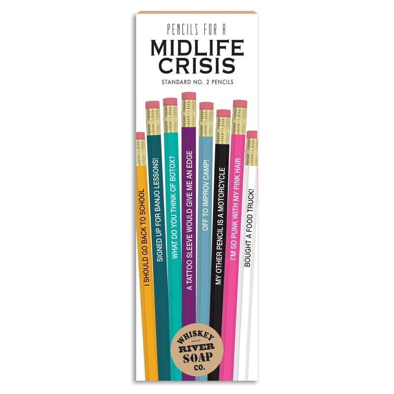 Pencils for Midlife Crisis Funny Gift Drawing Sketching Dooling Writing-image