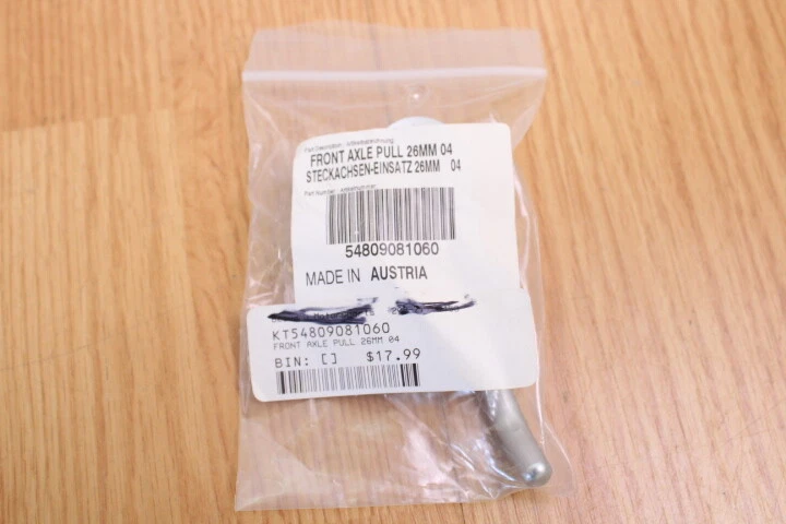 NEW KTM FRONT AXEL PULL 26MM SX SXF EXC XC XCW 54809081060 | eBay