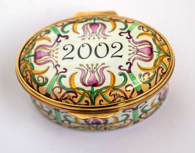 Staffordshire Emaillen Marshall Collection A Year To Remember 2002 Emaillebox