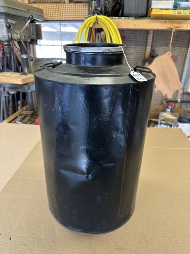 Vintage Mid Century 5 Gallon Container With Lid ~ Possibly Cream Can - Picture 2 of 13