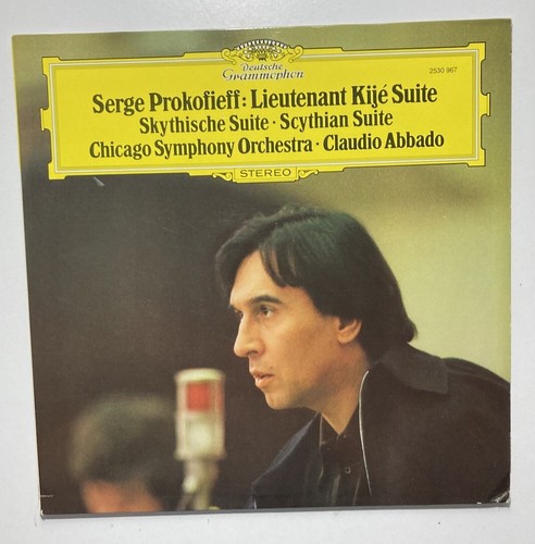 SERGEI PROKOFIEFF: Lt. Kije Suite Vinyl LP DGG 2530 967 German Abbado Chicago SO - Picture 1 of 18