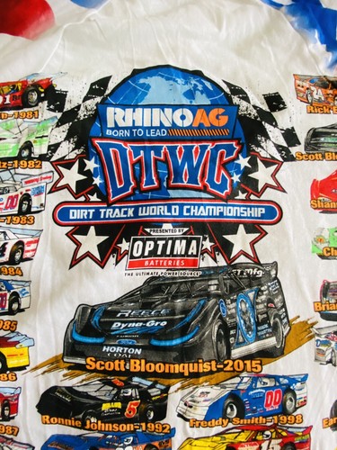 Dirt Track World Championship 2016 T Shirt Portsmouth Raceway Carl Shorts Size S - Picture 9 of 9