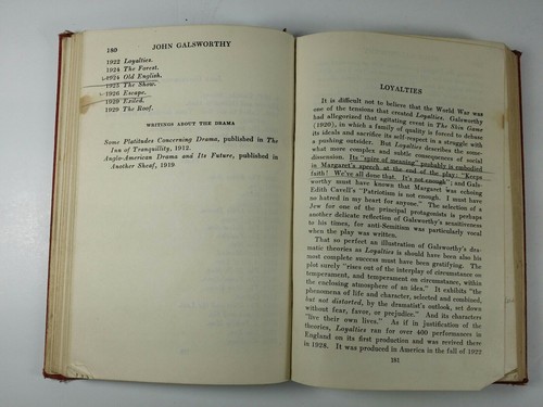 Contemporary Drama English and Irish Plays II Book by Watson & Pressey 1931 - Picture 10 of 11