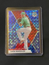 2021 Panini Mosaic #50 Zack Wheeler Philadelphia Phillies Blue Camo 