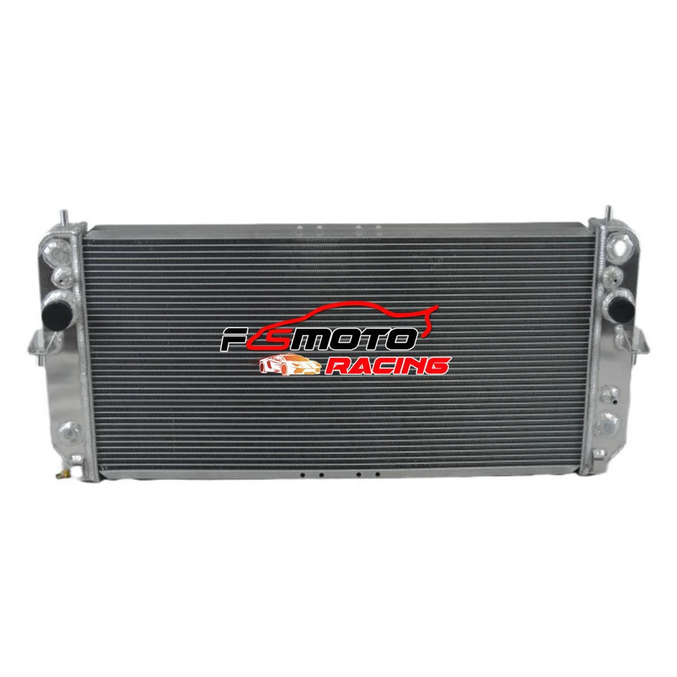 Radiador + cubierta + ventiladores para Cadillac Deville DHS 2000 4,6 L V8 con enfriador de aceite Eng AT Foto 3 de 4