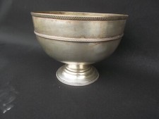 ANTICA  ALZATINA CENTROTAVOLA ARGENTATA INGLESE MARCHIATA