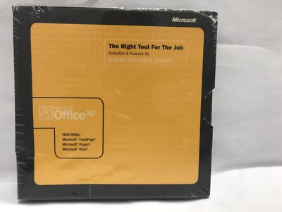NEW Microsoft Office XP Eval & Resource Kit  Visio/FrontPage/Project NIP