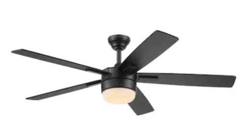 New Harbor Breeze Boltz III 5 Blade 52" Indoor Ceiling Fan With LED And Remote