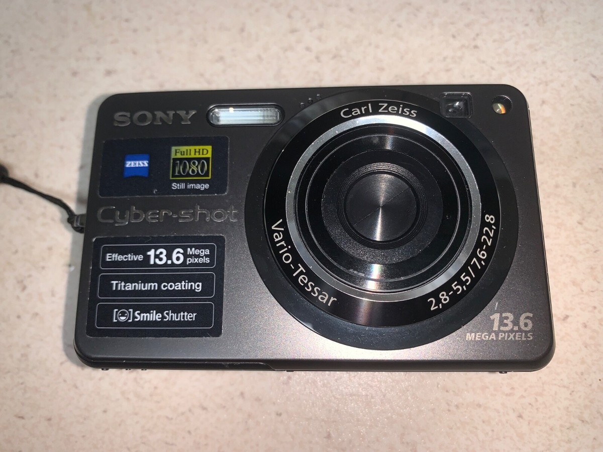 Sony Cyber-shot DSC-W300 13.6MP Digital Camera - Black for