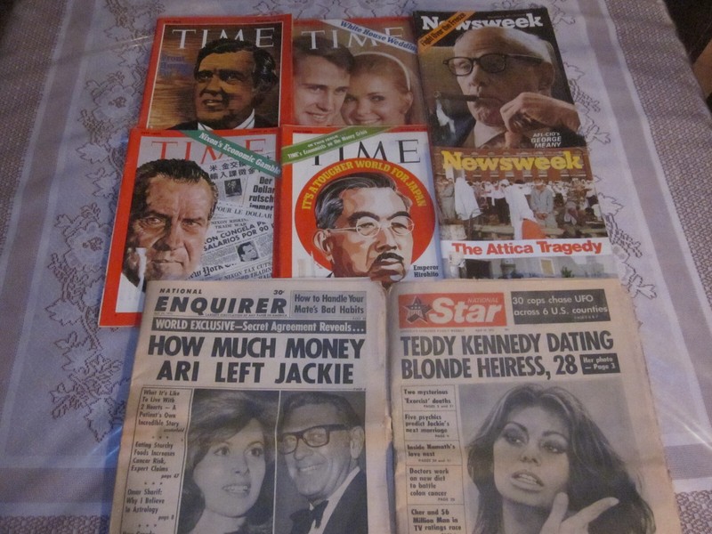 Lot 1971 Time & Newsweek Magazines (Nixon, Attica, Viet Nam, Cold War, Etc. )