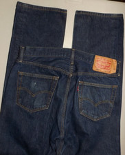 LEVIS RED TAG 501 BUTTON FLY 100 COTTON DENIM JEANS Men's 36 X 36 T373