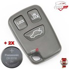 SCHLÜSSELGEHÄUSE FÜR VOLVO S40 V40 S70 C70 V70 9166199 3 TASTEN + 2x CR2016