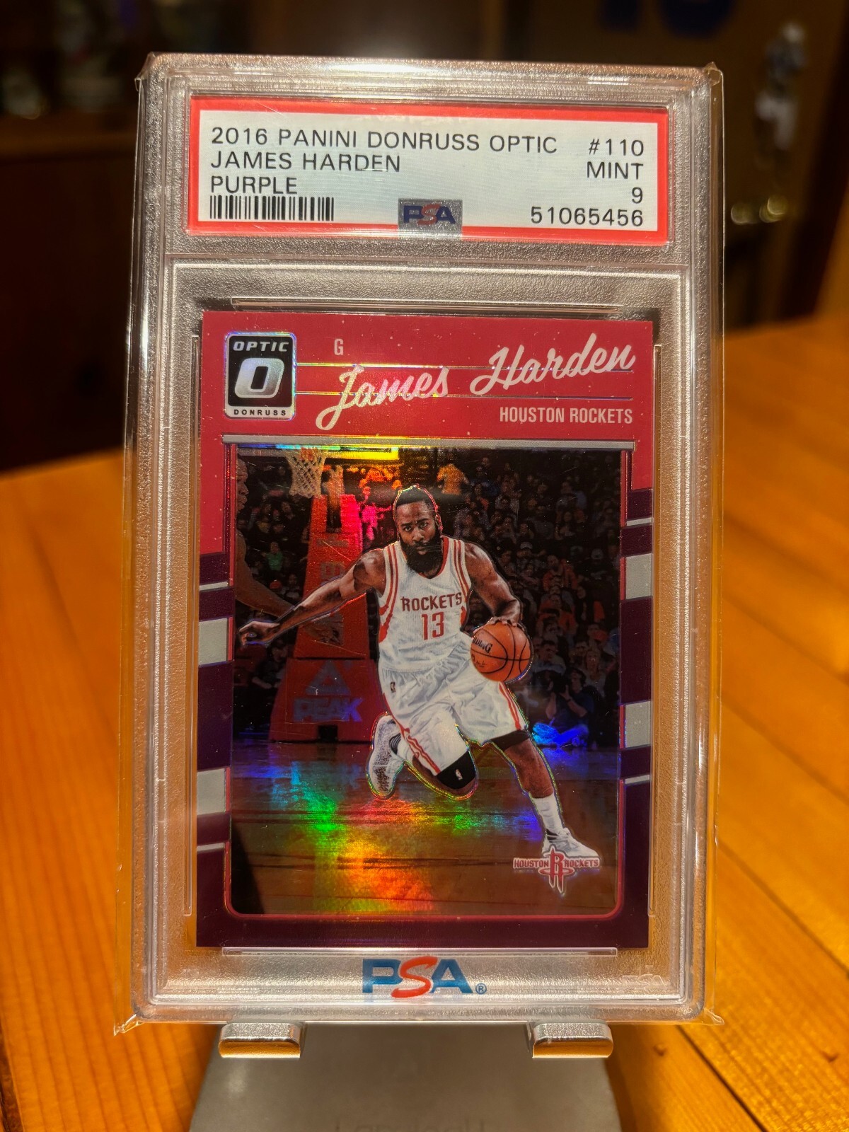 2016-17 Panini Donruss Optic Purple - James Harden #110