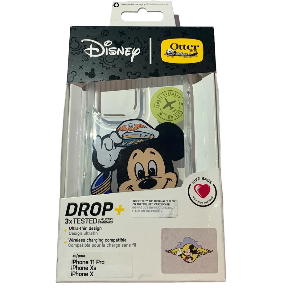Funda Disney Otterbox Drop + Symmetry Series Mickey Mouse iPhone 11 Pro, Xs, X Foto 2 de 4