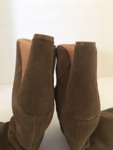 Joan & David Tall Dress Boots Sterla Suede Knee Length Taupe Brown Size 6.5 - Picture 9 of 12