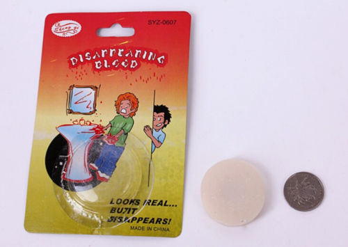 2 Packungen Witz Trick verschwindende Blutseife spielen Streich Knebel interessant lustig Spaß - Bild 3 von 3