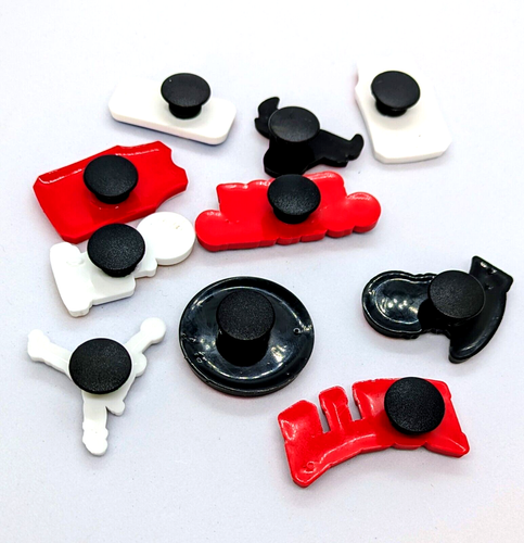 CHICAGO BULLS SHOE CHARMS (10pcs) Basketball Cool Gift Accessories Set Lot - Picture 4 of 5