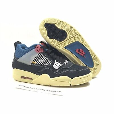 Jordan 4 Retro Union Off Noir Sneakers Dc9533001 Size: UK 9 Jordan 4 Retro Union Off Noir Sneakers Dc9533001 Size: UK 9