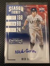 2016 Panini Elite Extra Edition Contenders Nick Gorby Auto