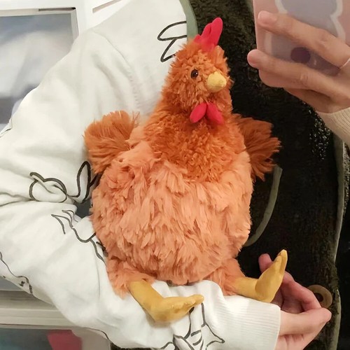 Plush Chicken Toys Cute Soft Home Room Decor Dolls Kid Birthday Christmas Gifts - Picture 10 of 14