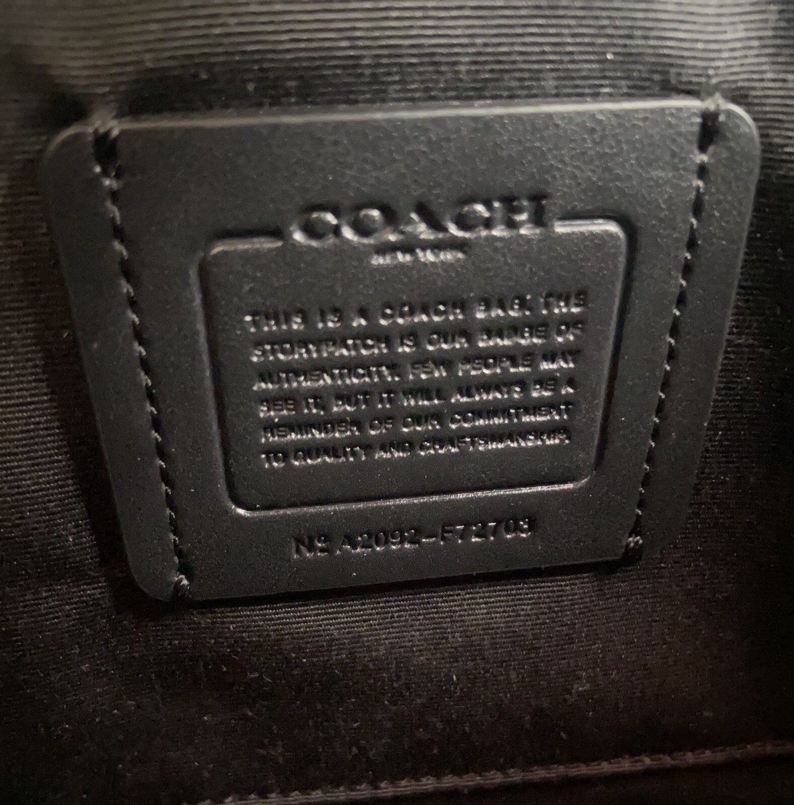 Coach Leather Jes Messenger Crossbody in black eBay