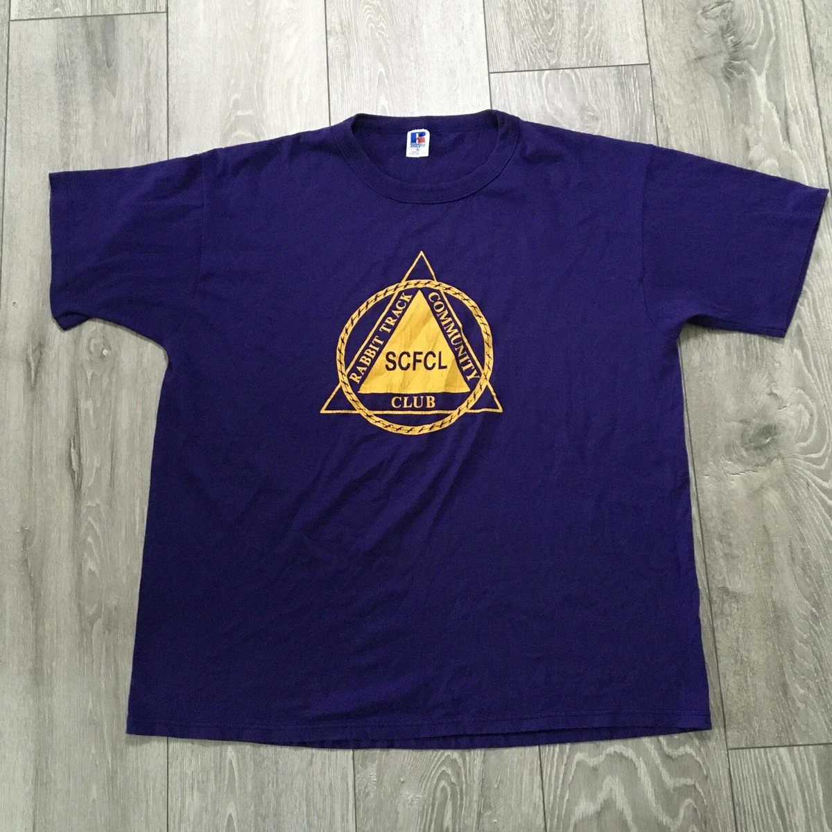 Russell Athletic T-Shirts R Logo Garçon Gris Chiné
