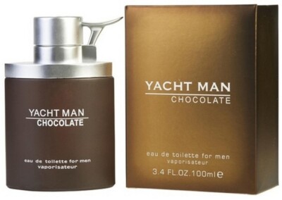 YACHT MAN CHOCOLATE EAU DE TOILETTE SPRAY FOR MEN 3.4 Oz / 100 ml