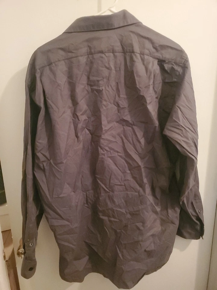 Camisa de vestir Puritan - Para hombre XL 17 1/2 34/35 - Gris  Foto 3 de 4