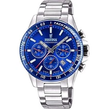 Festina F20560/3 Men's Blue Dial Stainless Steel Bracelet Watch